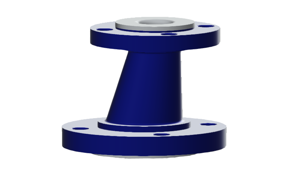 PTFE Lining Reducer Eccentric