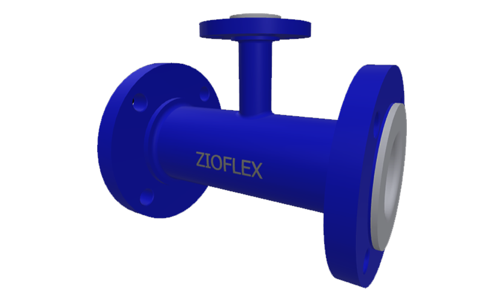 PTFE Lining Reducer Tee
