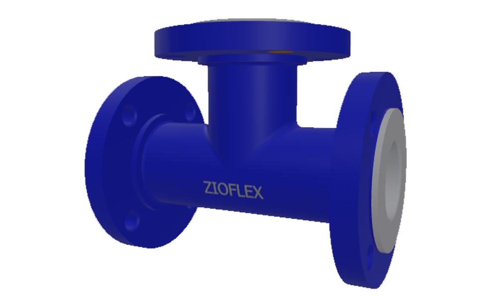 PTFE Lining Equal Tee